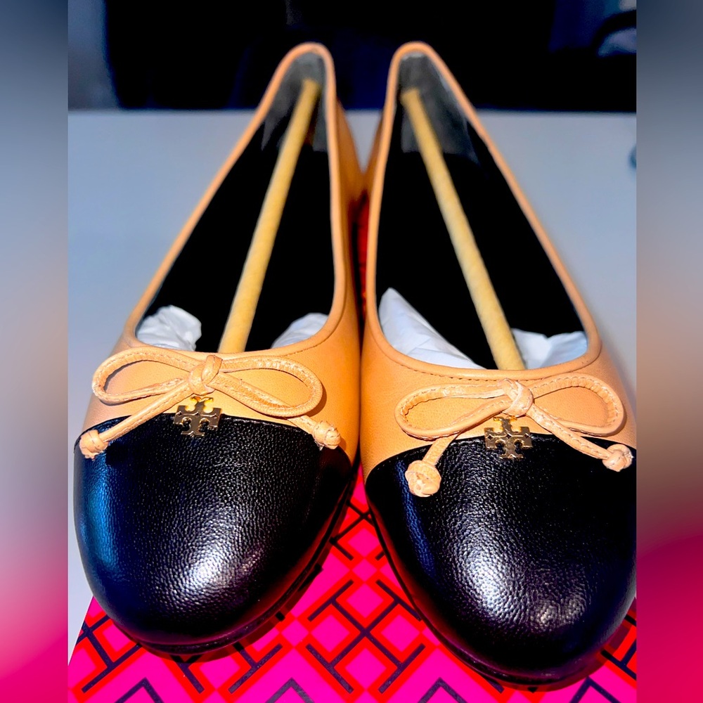 Tory Burch Cap-Toe Ballet Flats
